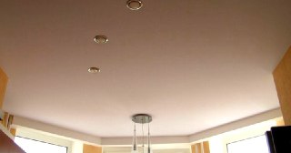 Тканевый потолок в ноябре